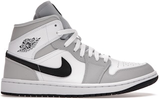 (Women) Air Jordan 1 Mid 'Light Smoke Grey' BQ6472-015-1