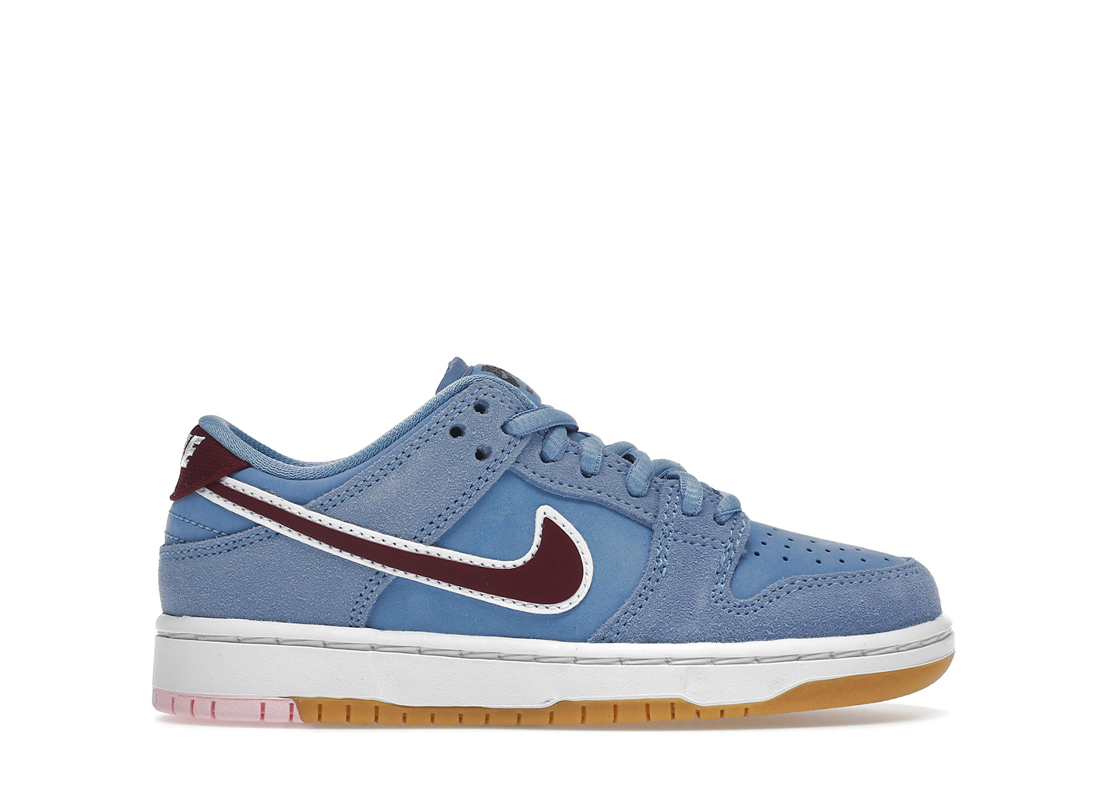 (Preschool) (Grade School) Nike SB Dunk Low Pro 'Phillies/Valor Blue and Team Maroon' DN3675-400-1