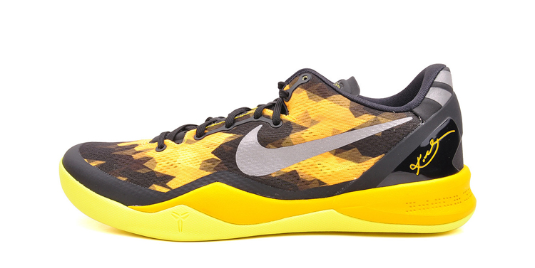 Nike Kobe 8 XDR 'Black Yellow' 555286-077-3