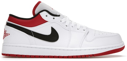 Air Jordan 1 Low 'White University Red' 553558-118-1