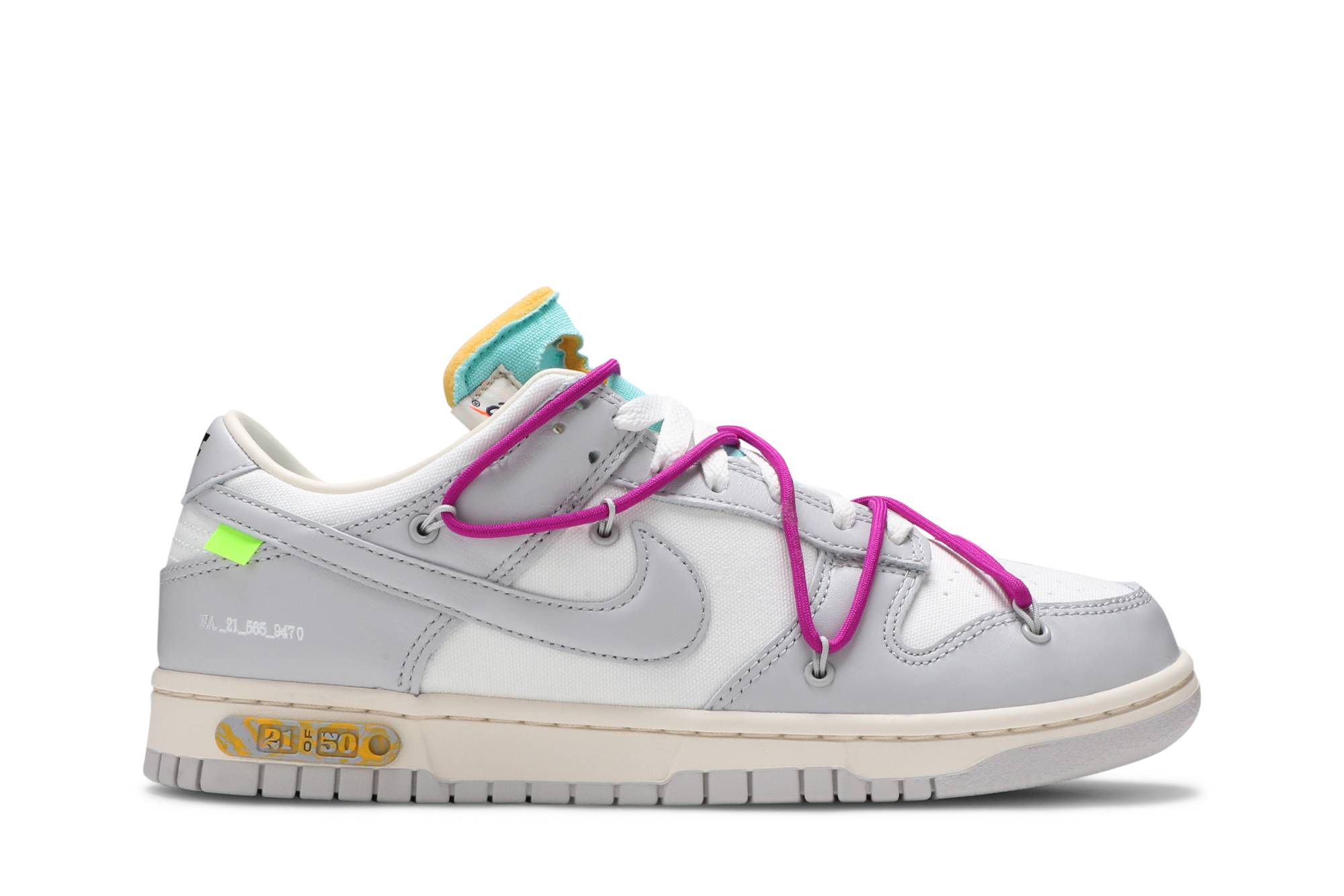 Off-White x Nike Dunk Low 'Dear Summer - 21 of 50' DM1602-100-3