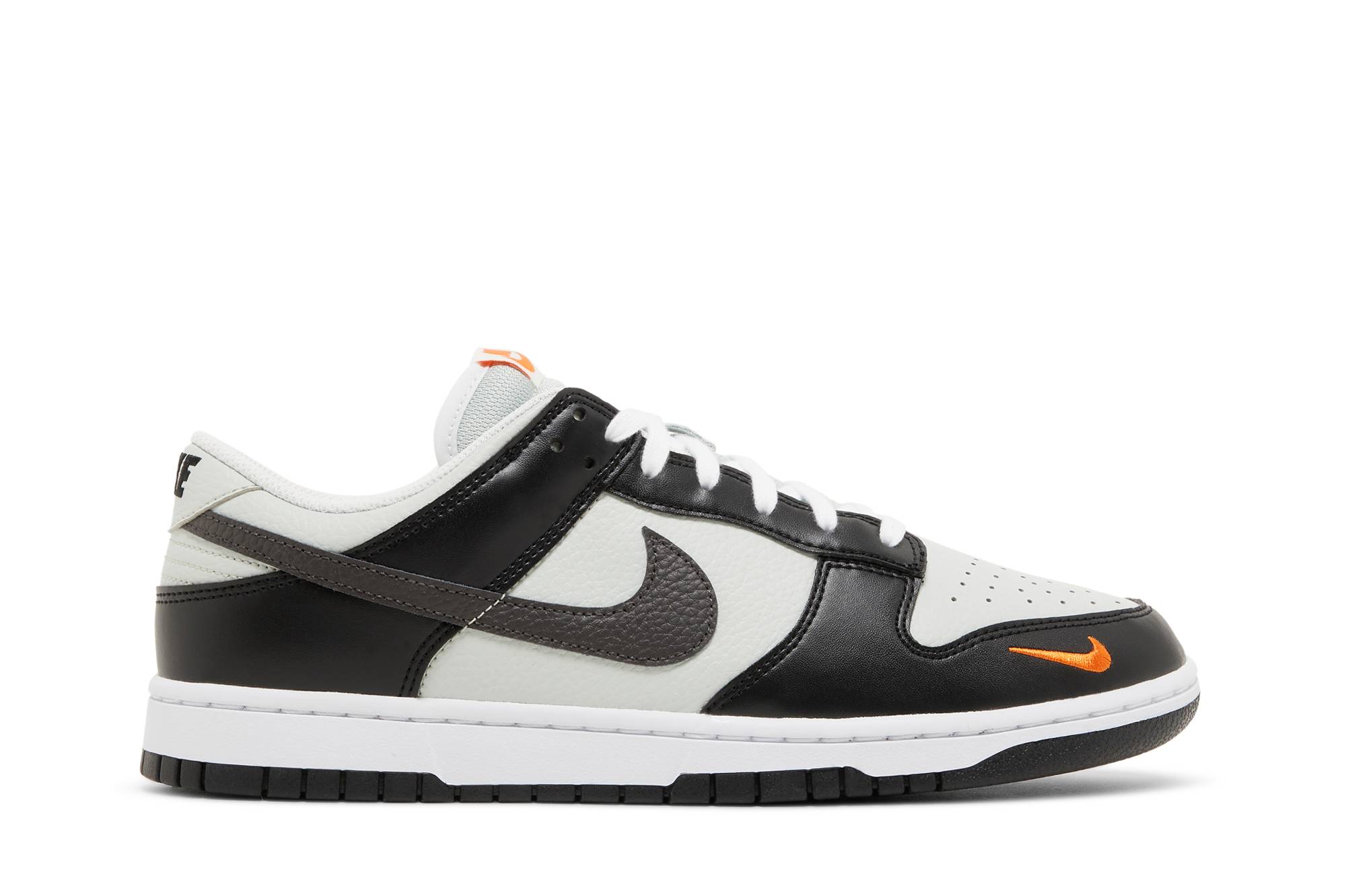 Nike Dunk Low 'Grey Black Orange Mini Swoosh' FN7808-001-8