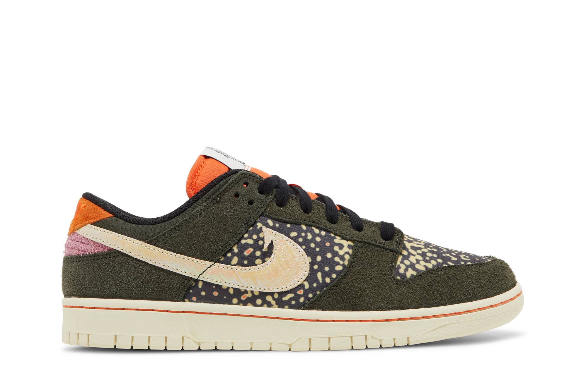 Nike Dunk Low Rainbow Trout 'Sequoia/Alabaster-Safety Orange' FN7523-300-8