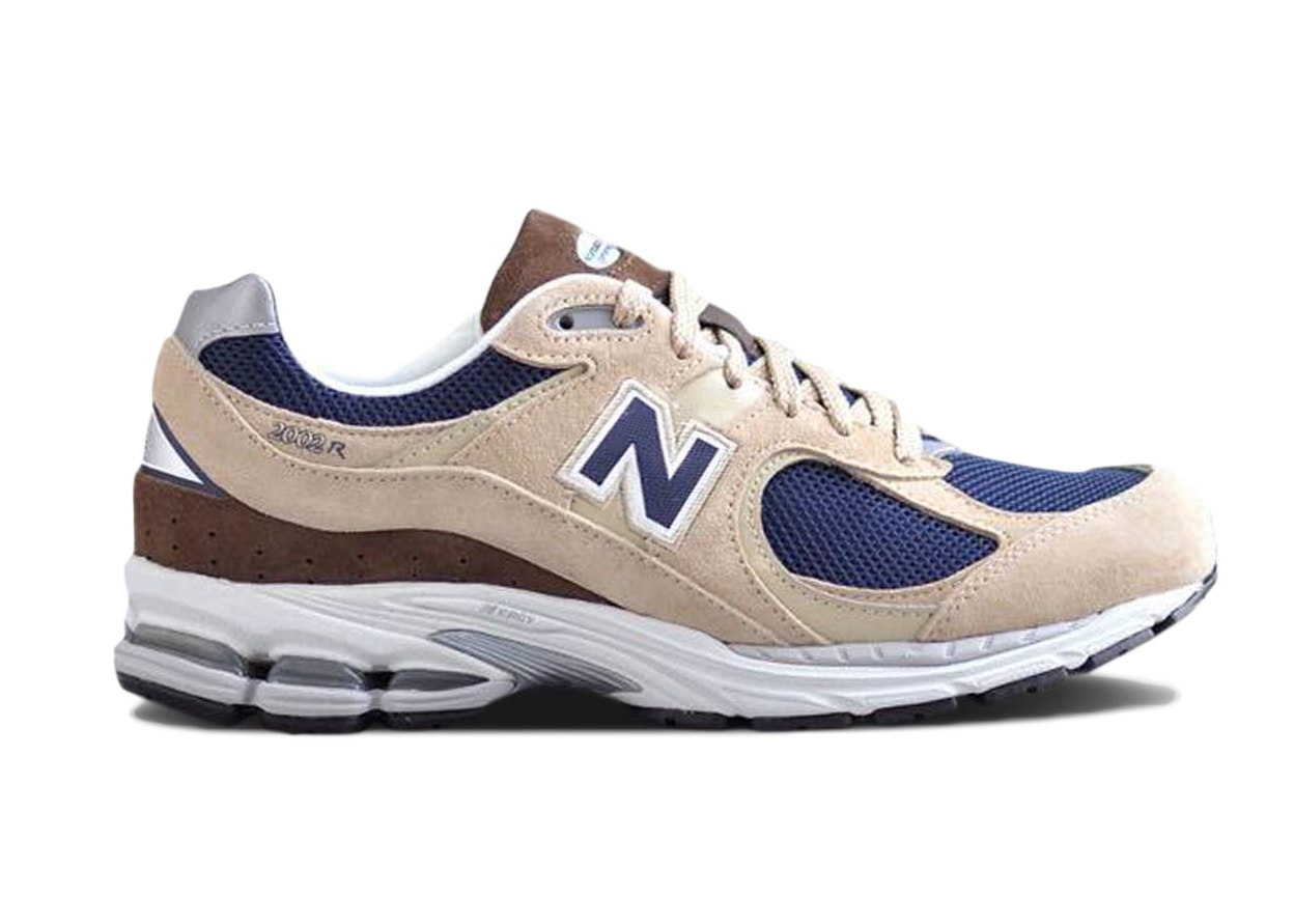 New Balance 2002R Beige Navy Blue ML2002R5-1