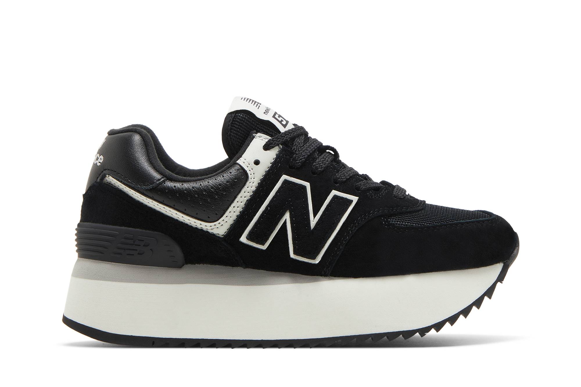 New Balance 574+ 'Black White' WL574ZAB-8