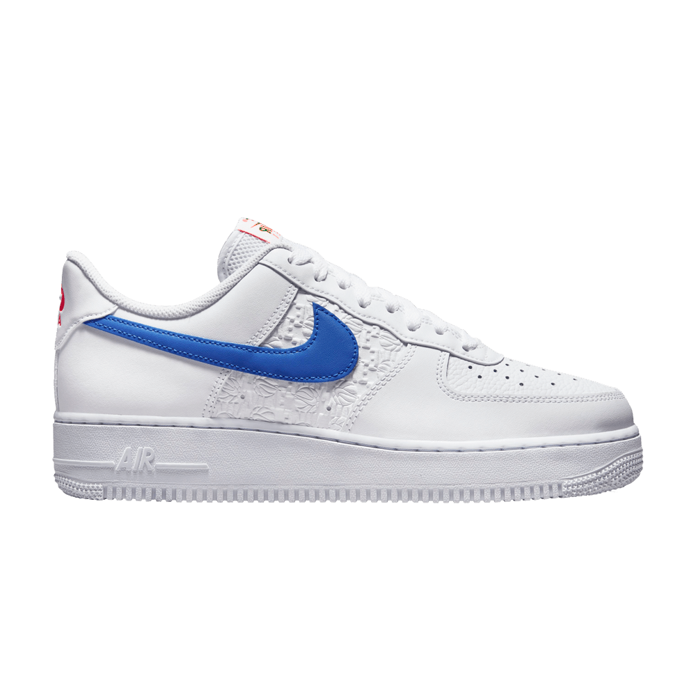 Nike Air Force 1 '07 'Embossed Hoops - Racer Blue' FD0667-100-1